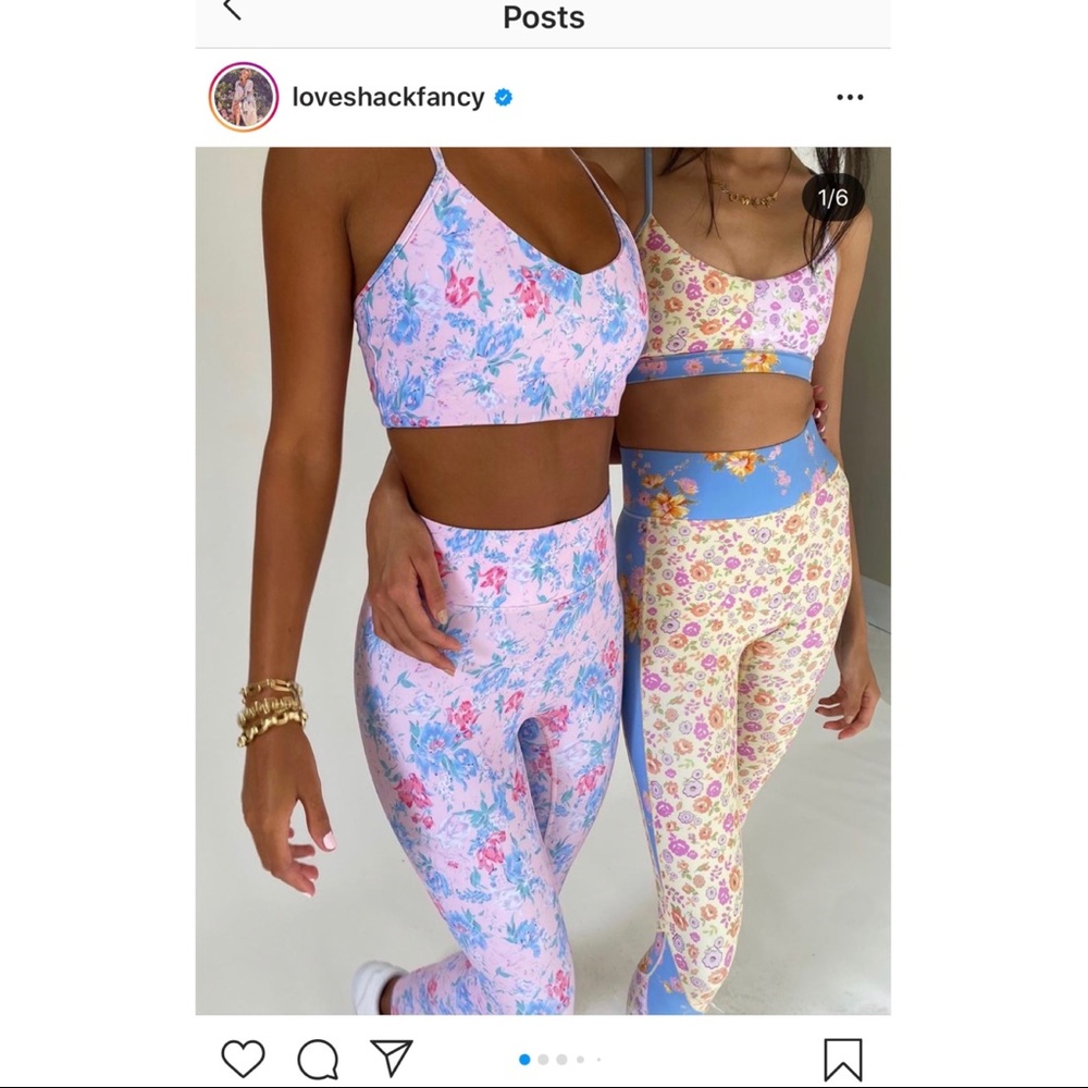 SWAP* Loveshackfancy medium mixed print legging